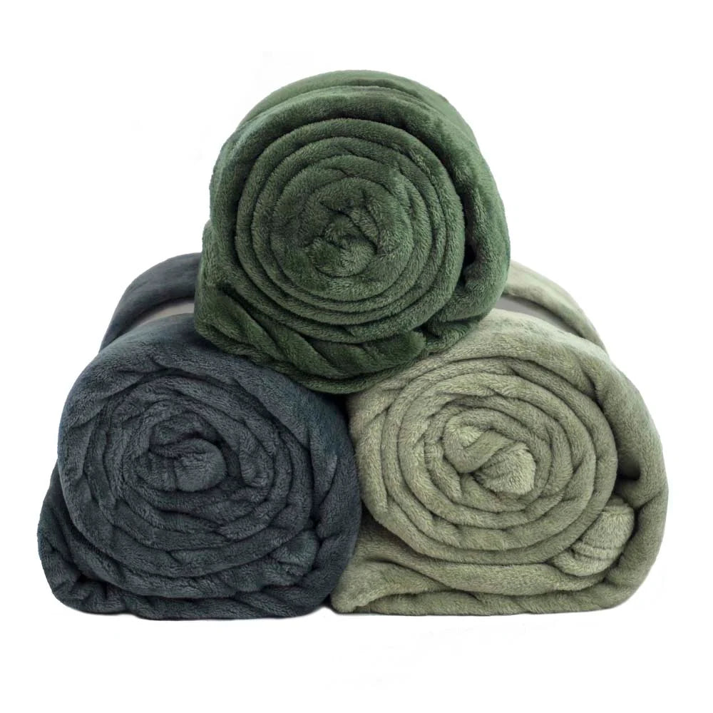 Zest - Plaid - Flanel XL - Taupe (200x200cm)