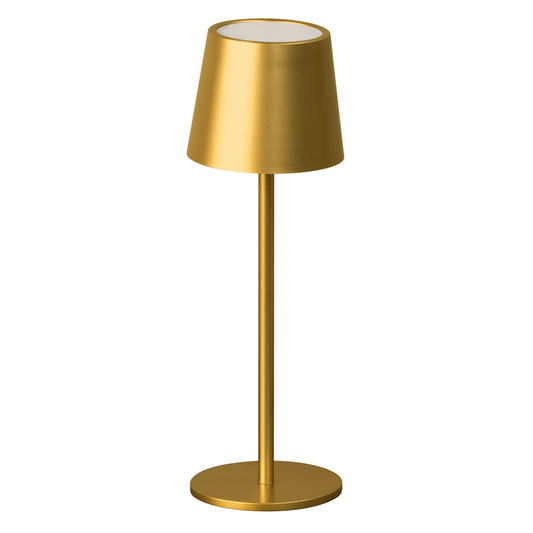 Tafellamp oplaadbaar - Draadloos en dimbaar - Goud