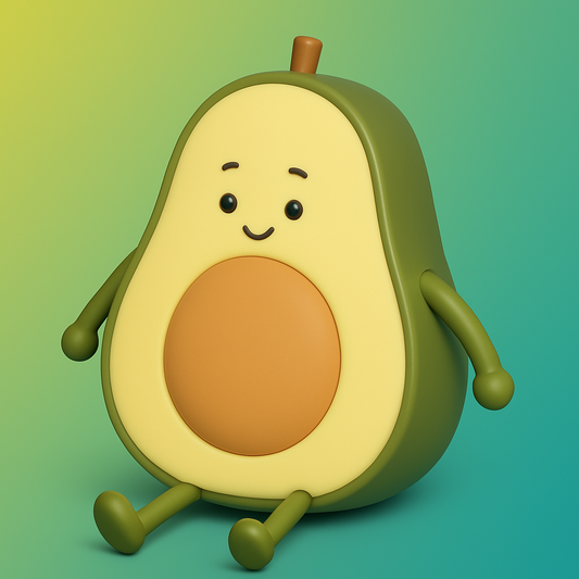 Bobi Avocado Nachtlamp – Groen | Dimbaar & Meerkleurig Licht | Touch Bediening