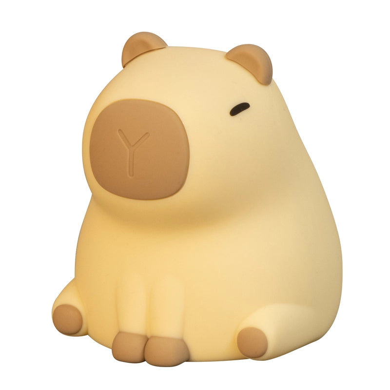 Capibara Nachtlamp – Beige | Dimbaar & Meerkleurig Licht | Touch Bediening