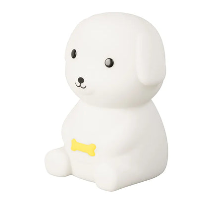 Leo Hond Nachtlamp – Wit | Dimbaar & RGB Kleurverandering