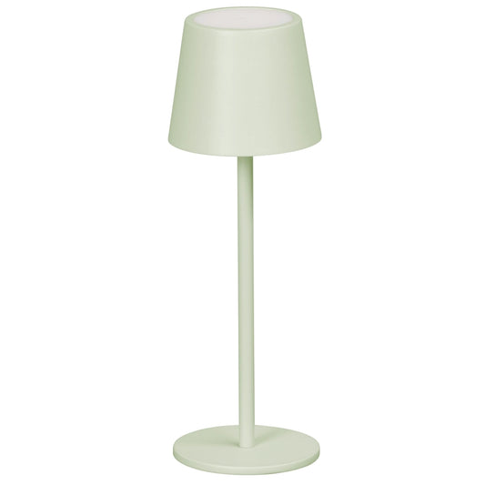 Tafellamp oplaadbaar - Draadloos en dimbaar - Mint groen