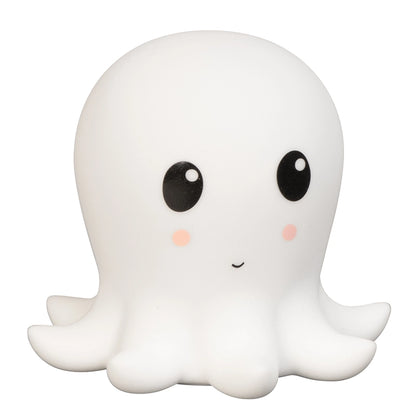 Nelly Octopus Nachtlamp – Wit | Meerkleurig Licht & Touch Bediening