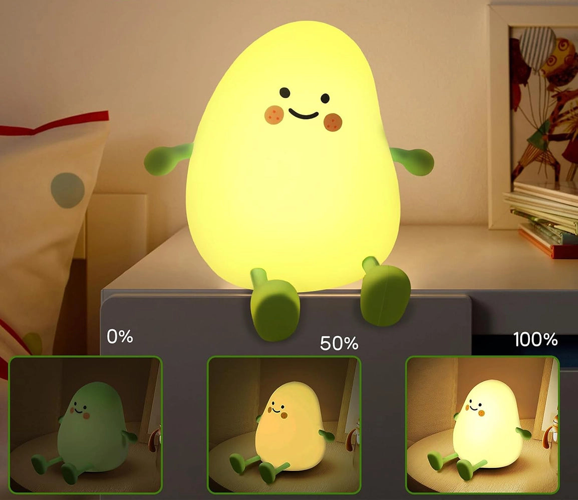 Lia Mango Nachtlamp – Groen | Dimbaar & Touch Bediening