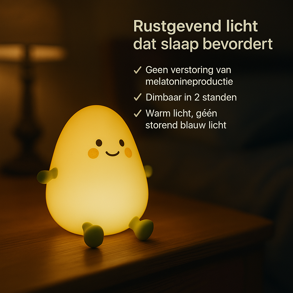 Lia Mango Nachtlamp – Groen | Dimbaar & Touch Bediening