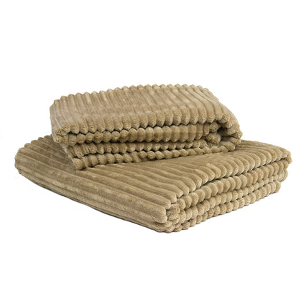 Zest - Plaid - Rib XL- Karamel (200x150cm)