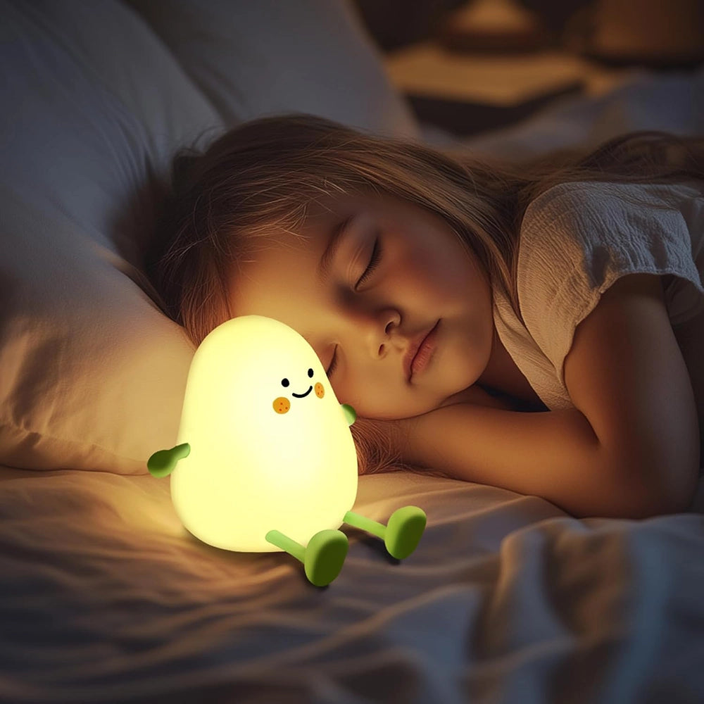 Lia Mango Nachtlamp – Groen | Dimbaar & Touch Bediening