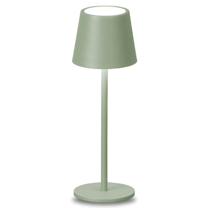 Genopladelig bordlampe - Trådløs og dæmpbar - Sage