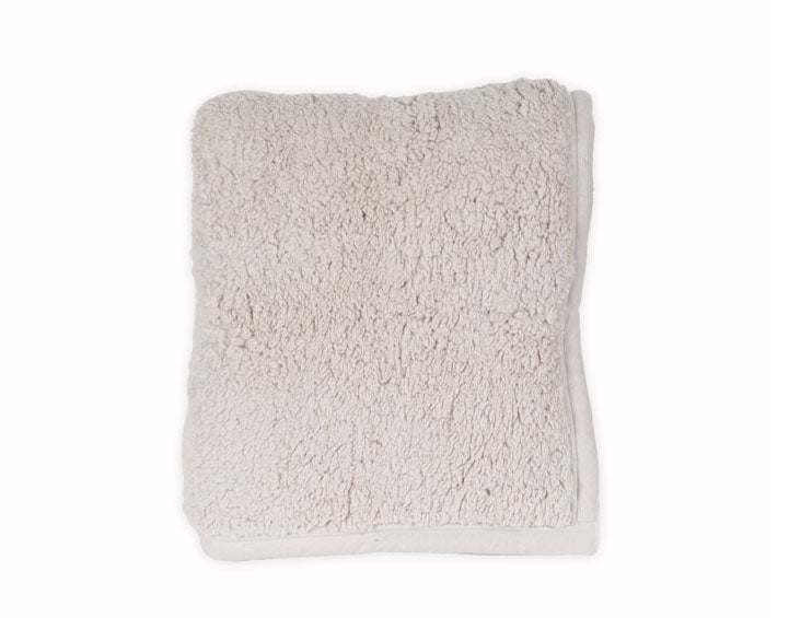 Zest - Plaid - Vacht Zijde - Beige/Caramel (150x125cm)